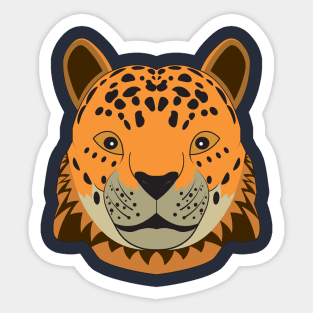 Wild Cheetah Mask Sticker